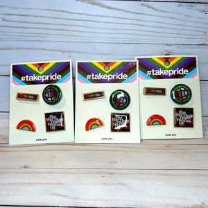 NWT Set of 3 packs of Pride Pins (4 pins per pack)